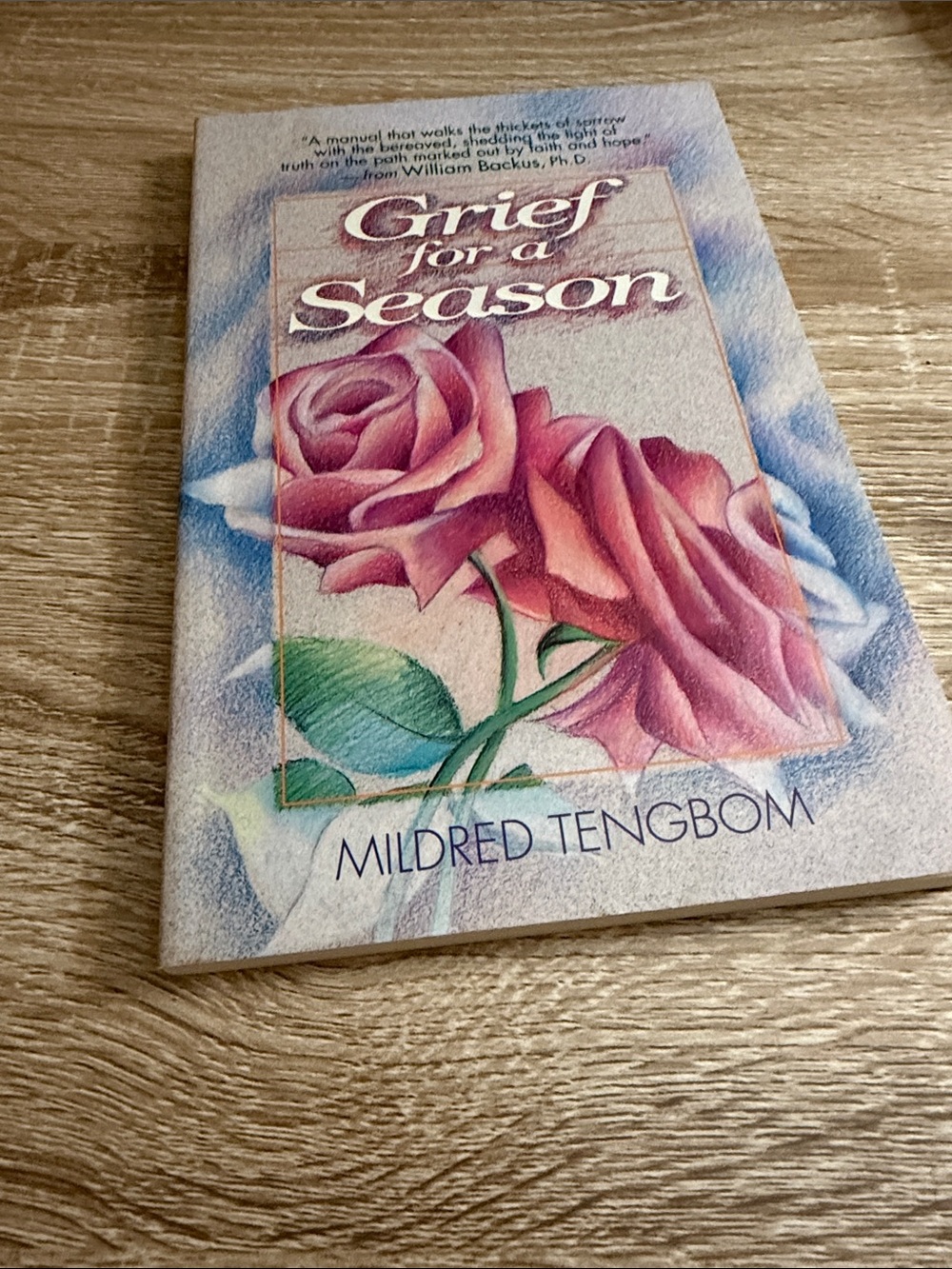 Grief for a Season Wall Art Print - Pink Rose Design